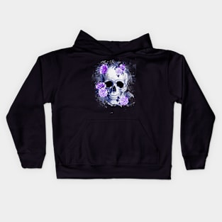 Sage Tribe Skull With roses Kids Hoodie